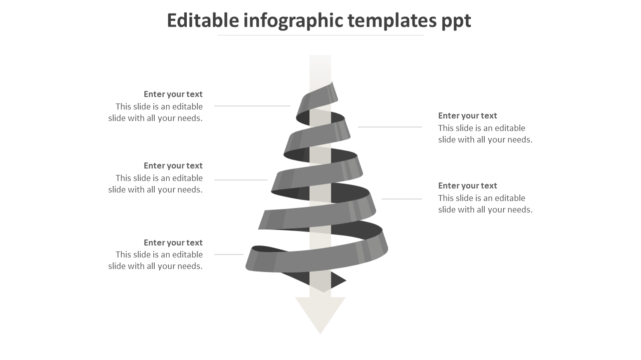 editable infographic templates ppt-grey